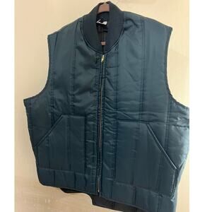 SNAP N WEAR USA Men’s Vest Quilted Insulated Puffer Work Navy Blue Size 2XL NWT